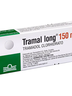 Tramal Long Tramadol 150 mg 10 Comprimidos.