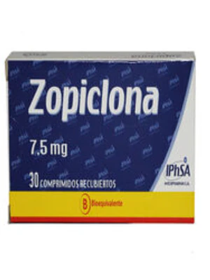 Zopiclona (B) 7,5 mg 30 Comprimidos recubiertos. IPHSA