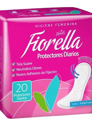 Protectores diarios Fiorella 20 Unidades.