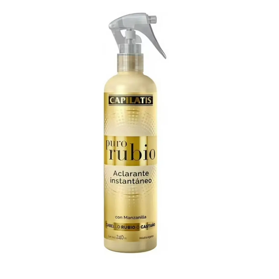 Capilatis Puro rubio Aclarante instantáneo Spray 240 ml. 1