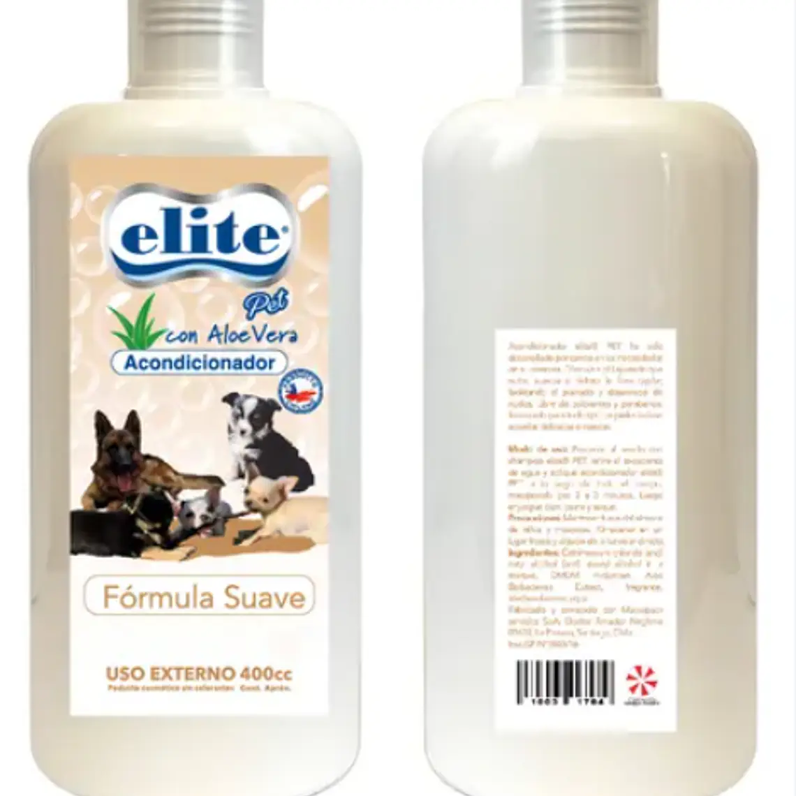Pet Aloe vera Acondicionador 1 litro. Elite Uso veterinario 1