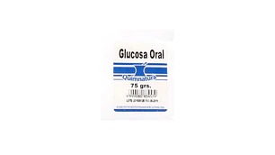 Glucosa oral sobre 75 g. Caja de 25 Unidades, precio unitario Quimnatura.