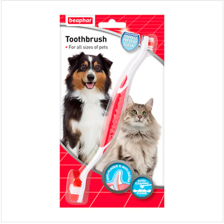 Cepillo dental de perros y gatos 2 Unidades. Beaphar 1