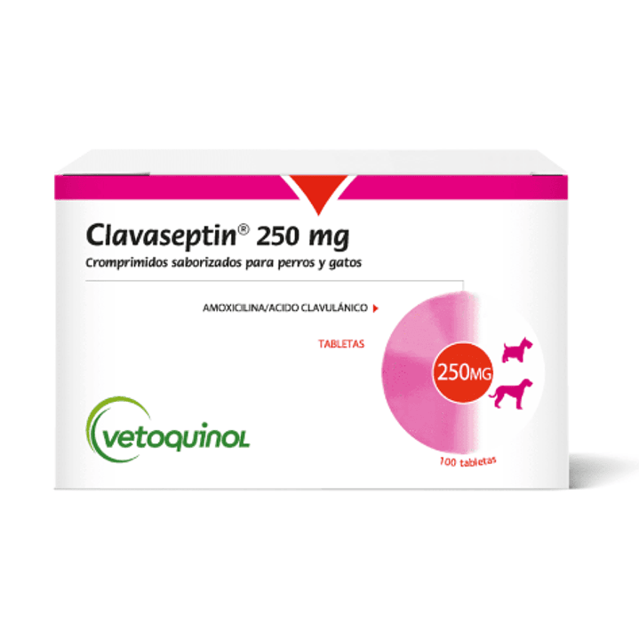 Clavaseptín 250 mg 10 Comprimidos. Uso veterinario 1