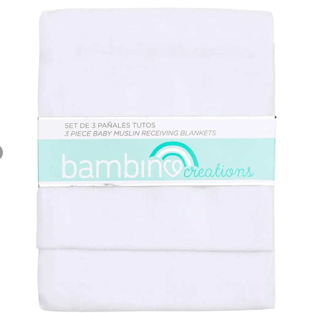 Bambino Pañal blanco 3 Unidades. 1