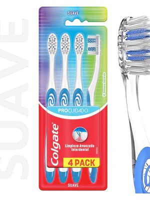 Cepillo dental Colgate Triple acción Pack 4 Unidades.