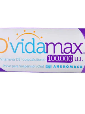 D'vidamax Vitamina D3 100.000 UI Polvo para suspensión oral 1 g.