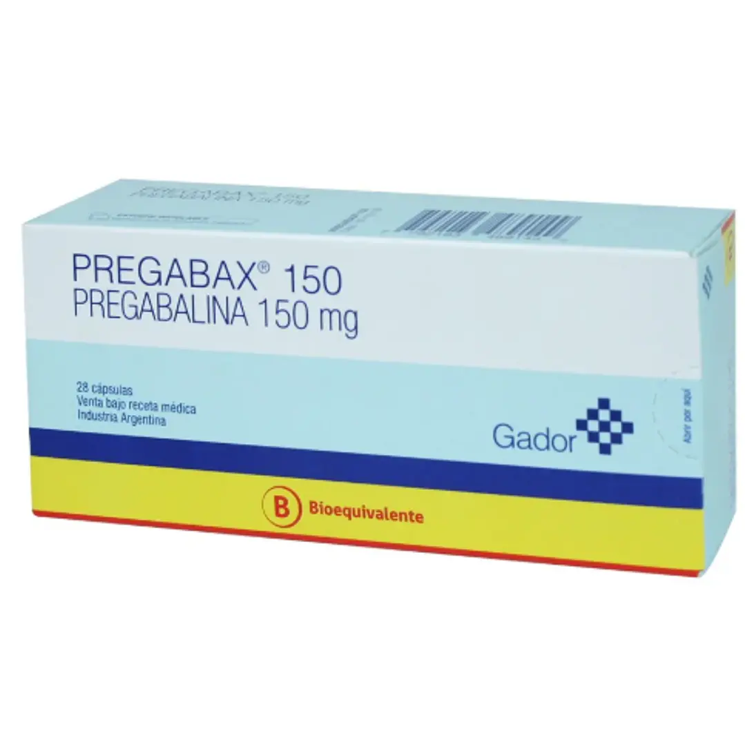 Pregabax (B) Pregabalina 150 mg 28 Cápsulas. 1
