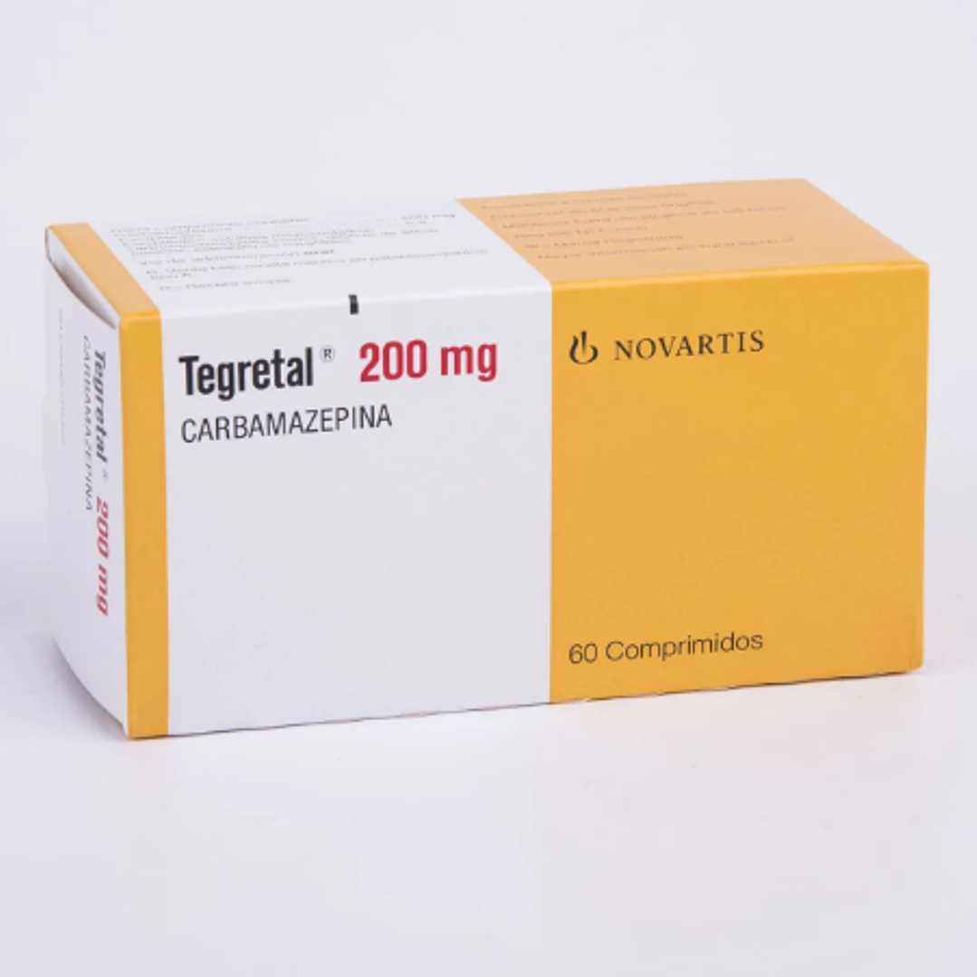 Tegretal  Carbamazepina 200 mg 60 Comprimidos. 1