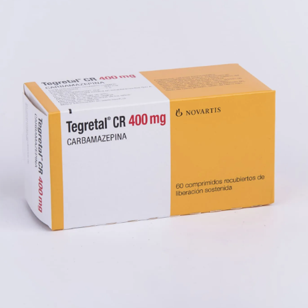 Tegretal-CR  Carbamazepina 400 mg 60 Comprimidos de liberación prolongada. 1