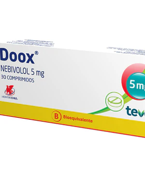 Doox (B) Nebivolol 5 mg 30 Comprimidos.