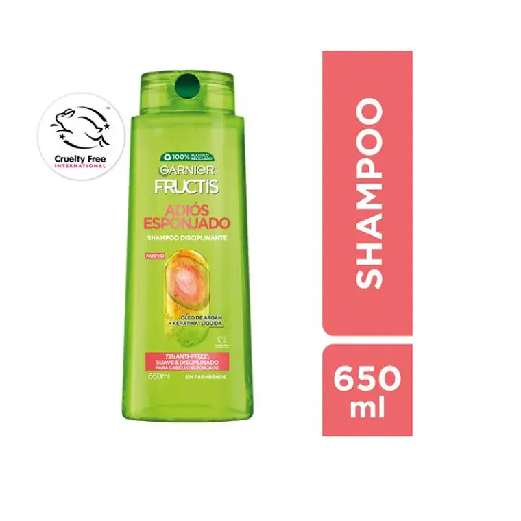 Garnier Fructis Shampoo Adiós esponjado 650 ml. 1