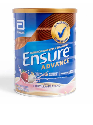 Ensure Advance Frutilla plátano 850 g.