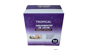 Aboserbente de leche Tropical 90 Unidades.