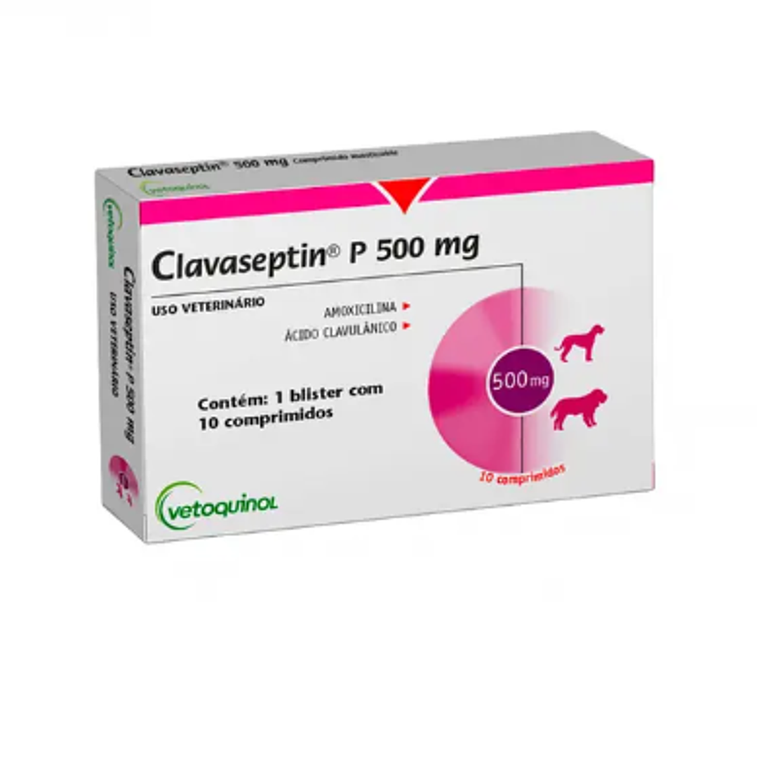 Clavaseptin 500 mg 10 Comprimidos. Uso veterinario 1