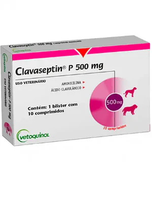 Clavaseptin 500 mg 10 Comprimidos. Uso veterinario