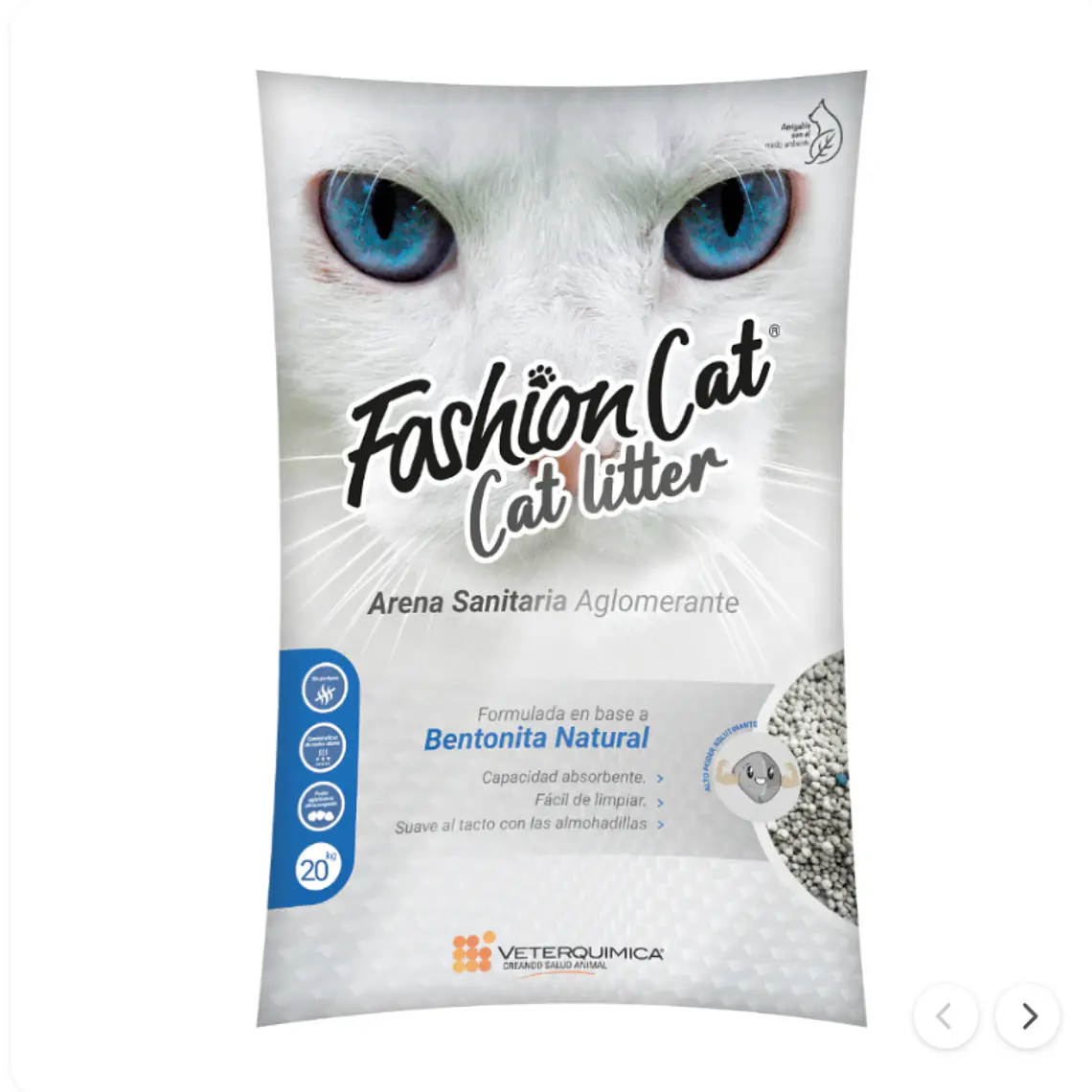 Arena sanitaria Fashion cat litter Bento 8 kg. 1