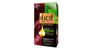 Tinte para el cabello Ilicit sin amoníaco 6.66 Guinda.