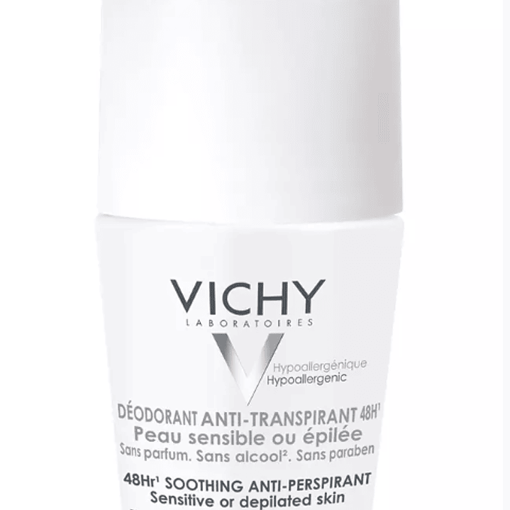 Desodorante Antitranspirante Piel sensible Roll-on 50 ml. Vichy 1