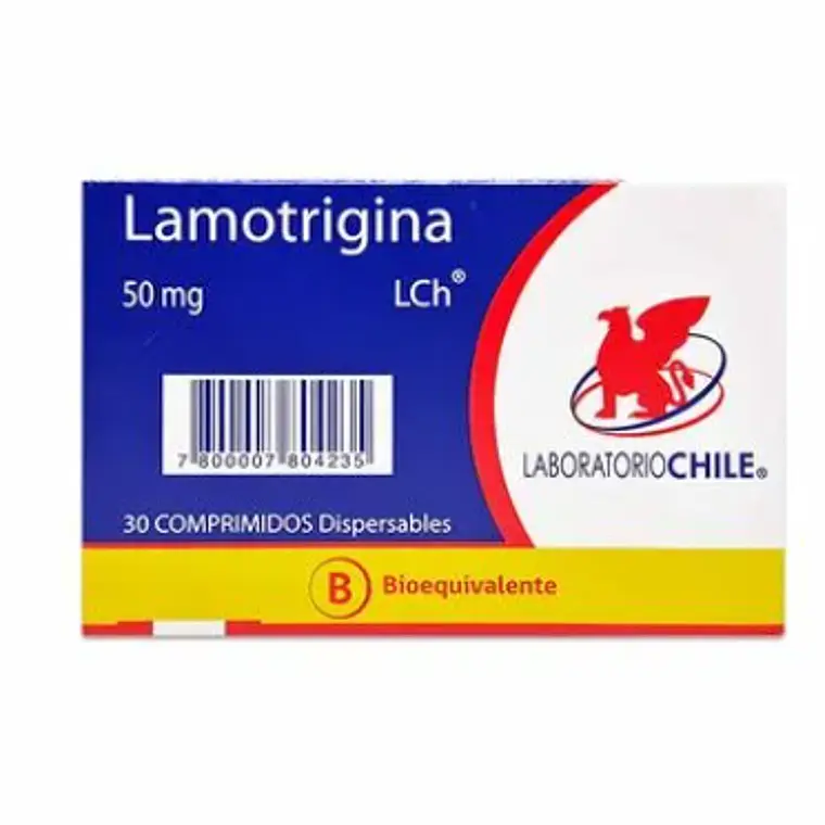 Lamotrigina (B) 50 mg 30 Comprimidos dispersables. 1