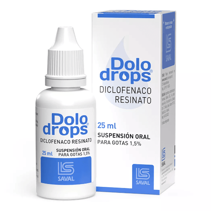 Dolo-Drops Diclofenaco resinato 1,5 % Suspensión oral 25  ml. 1