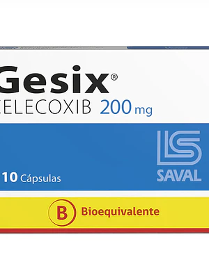 Gesix (B) Celecoxib 200 mg 10 Cápsulas.