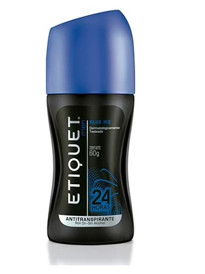 Desodorante Antitranspirante Etiquet Blue Ice Roll-on 60 g.