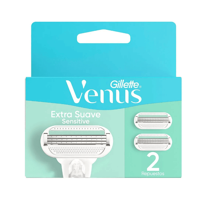 Gillette Venus Repuesto Máquina de afeitar femenina 2 Unidades. 1
