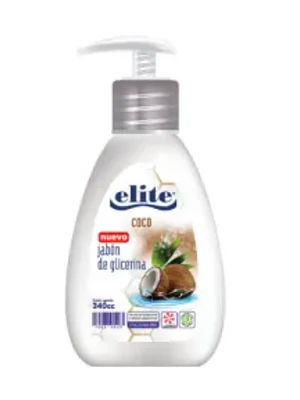 Jabón de Glicerina Coco con válvula 340 ml. Elite 