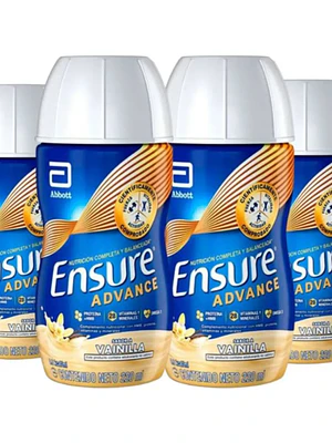 Ensure Advance Vainilla 220 ml Pack 4 Unidades.