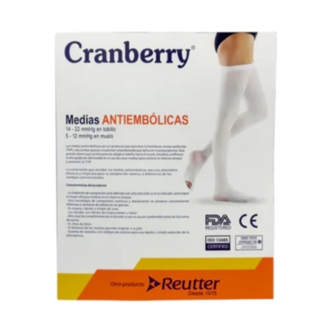 Medias antiembólicas Cranberry Talla XL. Reutter 1