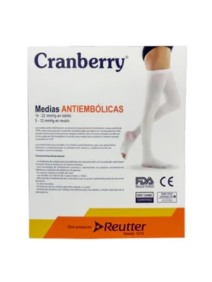 Medias antiembólicas Cranberry Talla XL. Reutter
