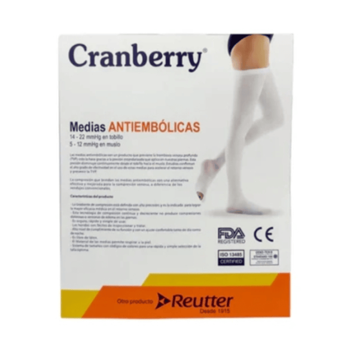 Medias antiembólicas Cranberry Talla XL. Reutter 1