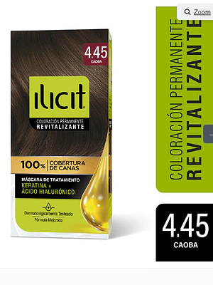 Tinte para cabello Ilicit Revitalizante 4.45 Caoba.