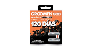 Repuesto Máquina de afeitar Groomen 300 2 Cartuchos.