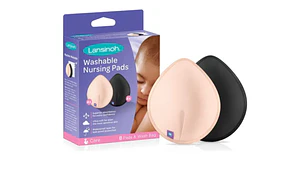 Absorbente de leche lavable 2 colores 8 Unidades. Lansinoh