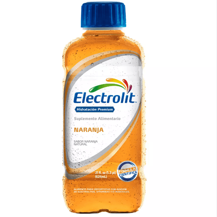Electrolit Bebida hidratante Sabor naranja 625 ml. 1