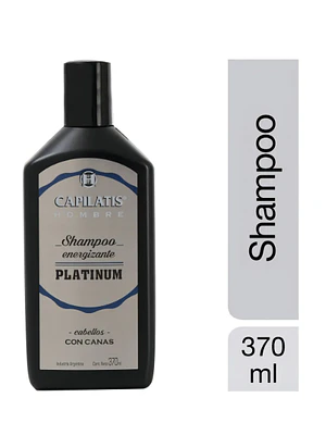 Capilatis hombre Shampoo Energizante platinium 370 ml.