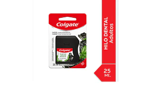 Hilo dental Colgate Natural extracts charcoal 25 mts.