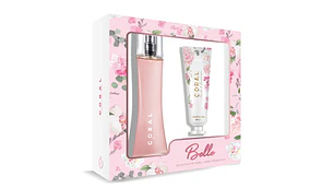 Set Coral Belle Fragancia 100 ml + Crema de manos 50 g.