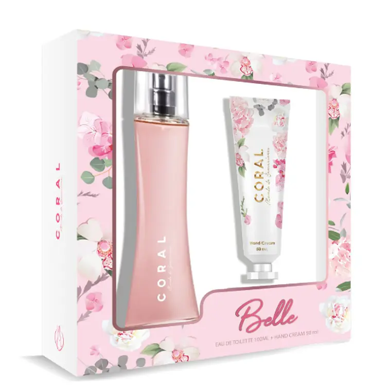 Set Coral Belle Fragancia 100 ml + Crema de manos 50 g. 1