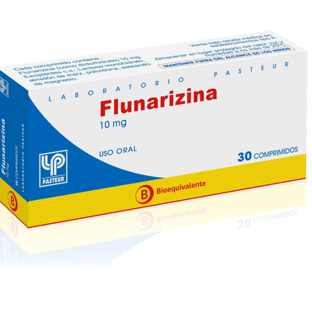 Flunarizina (B) 10 mg 30 Comprimidos. 1