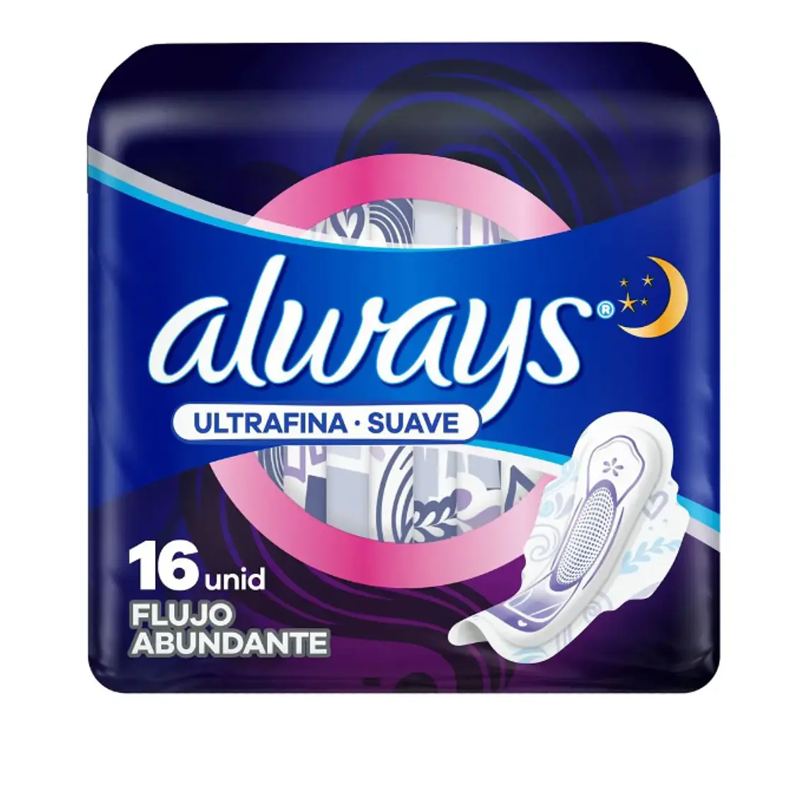 Always Toalla Ultrafina Nocturna seca suave Flujo abundante 16 Unidades. 1