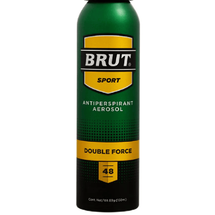 Antitranspirante Aerosol Brut Sport Double force 150 ml. 1