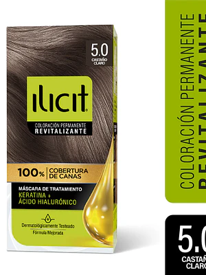 Tinte para el cabello Ilicit Revitalizante 5.0 Castaño claro.