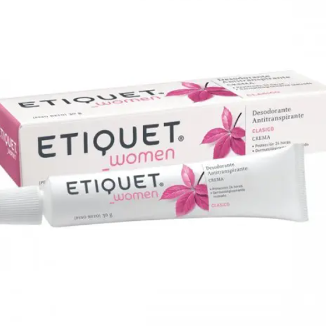 Desodorante Etiquet women clásico en crema 30 g. 1