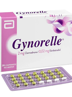 Gynorelle Clormadinona Etinilestradiol 28 Comprimidos.