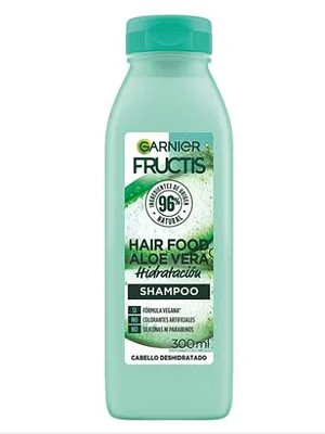Garnier Fructis Shampoo Hair food Aloe vera hidratación 300 ml.