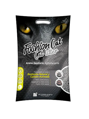 Arena sanitaria Fashion cat litter Bento Carbón activado 8 kg.