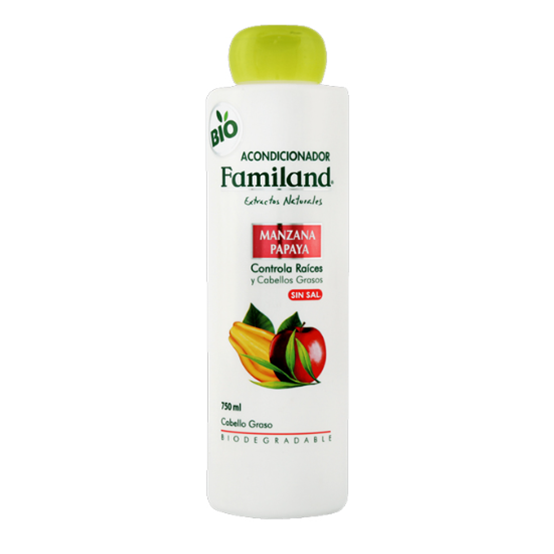 Familand Acondicionador Manzana Papaya 750 ml. 1